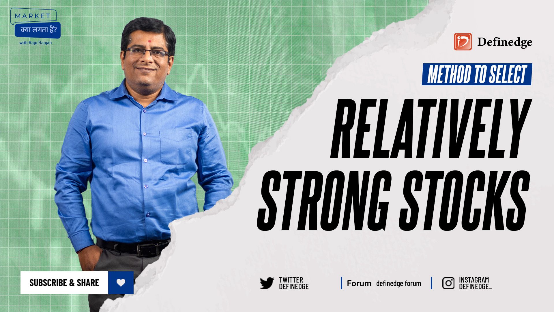 Market Kya Lagta Hai ? | Method to select relatively strong stocks ...